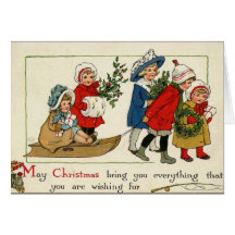 Antique Reproduction Christmas card
