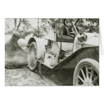 Antique Roadster, 1911 Greeting Card