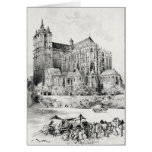 Antique Robida France French Landscape Greeting Card