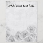Antique roses flyers for your text