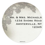 Antique Roses Return Address Sticker