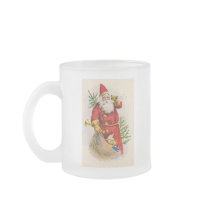 Antique Santa on the phone Mug