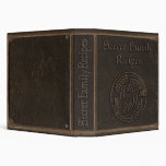 Antique Secret Family Recipes Vinyl Binders