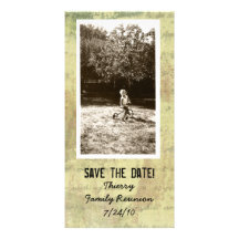 Antique Shabby Photo Save the Date Photo Cards
