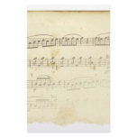 Antique Sheet Music Personalized Stationery