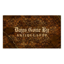 Antique Shop Store Antiques Vintage Business Cards
