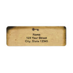 Antique Skeleton Key Custom Return Address Labels