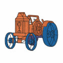 Antique Steam Tractor embroidered shirts