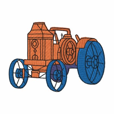 Antique Steam Tractor by ZazzleEmbroidery