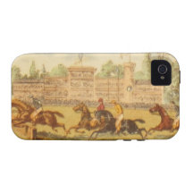 Antique Steeplechase iPhone 4 Cases