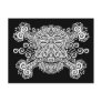 Antique Sugar Skull & Crossbones II Postcard