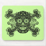 Antique Sugar Skull & Crossbones Mousepad