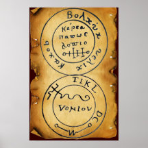 ANTIQUE TALISMAN / PIRATES TREASURE MAP POSTERS