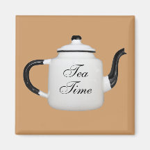 Antique Tea Pot Refrigerator Magnet