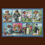 Antique Teddy Bears from 1908 placemats
