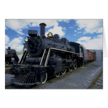 Antique Train Greeting Card