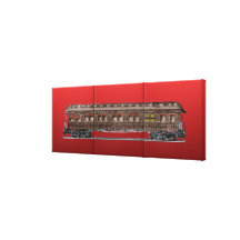 Antique Traincar Gallery Wrap Canvas