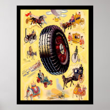 Antique Transport Poster print