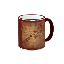 Antique Trumpet Coffee Mugs