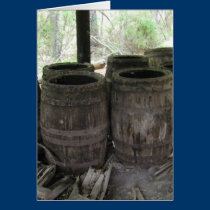 antique turpentine wood barrels cartes