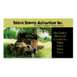 Antique Vehicle  Old Truck  Repair Shop Business Card Templates