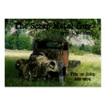 Antique Vehicle  Scrap Metal Biz Business Card Templates