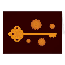 Antique Victorian Brass Key