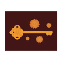 Antique Victorian Brass Key
