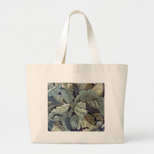 Antique wallpaper leaves bags
