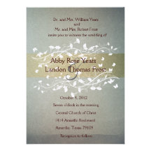 Antique Wedding Invitation