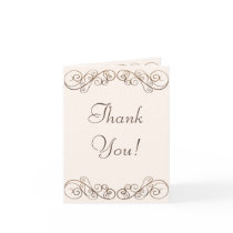 Antique Wedding Thank You