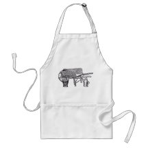 Antique Wooden Wheelbarrow Aprons