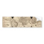 Antique World Map by Philipp Eckebrecht - 1630 Bumper Stickers