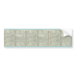 Antique World Map by Sebastian Münster circa 1560 Bumper Sticker