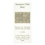 Antique World Map by Sebastian Münster circa 1560 Custom Announcement