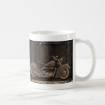 Antiqued Motorcycle Photo Card Coffee Mug