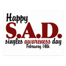 antivalentine S.A.D. Post Card