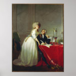 Antoine-Laurent Lavoisier and Wife Poster