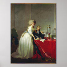 Antoine-Laurent Lavoisier and Wife Poster