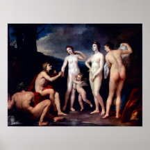 Anton Raphael Mengs - The verdict of the Paris Poster