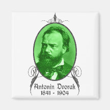 Antonin Dvorak Fridge Magnet