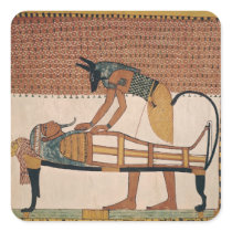 Anubis attends Sennedjem's Mummy stickers