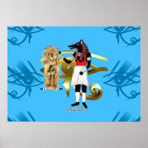 Anubis Cartouche Magic Poster