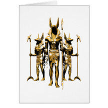 Anubis Greeting Card