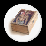 Anubis on wood: www.AriesArtist.com magnets