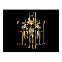 Anubis Postcard