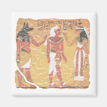 Anubis, Tut, Osiris Refrigerator Magnet