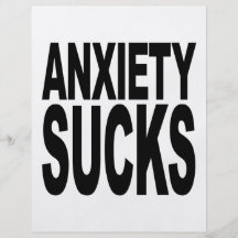 Anxiety Sucks Full Color Flyer