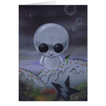 anxious artist greeting card