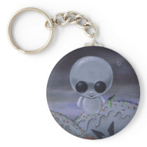 anxious artist keychain